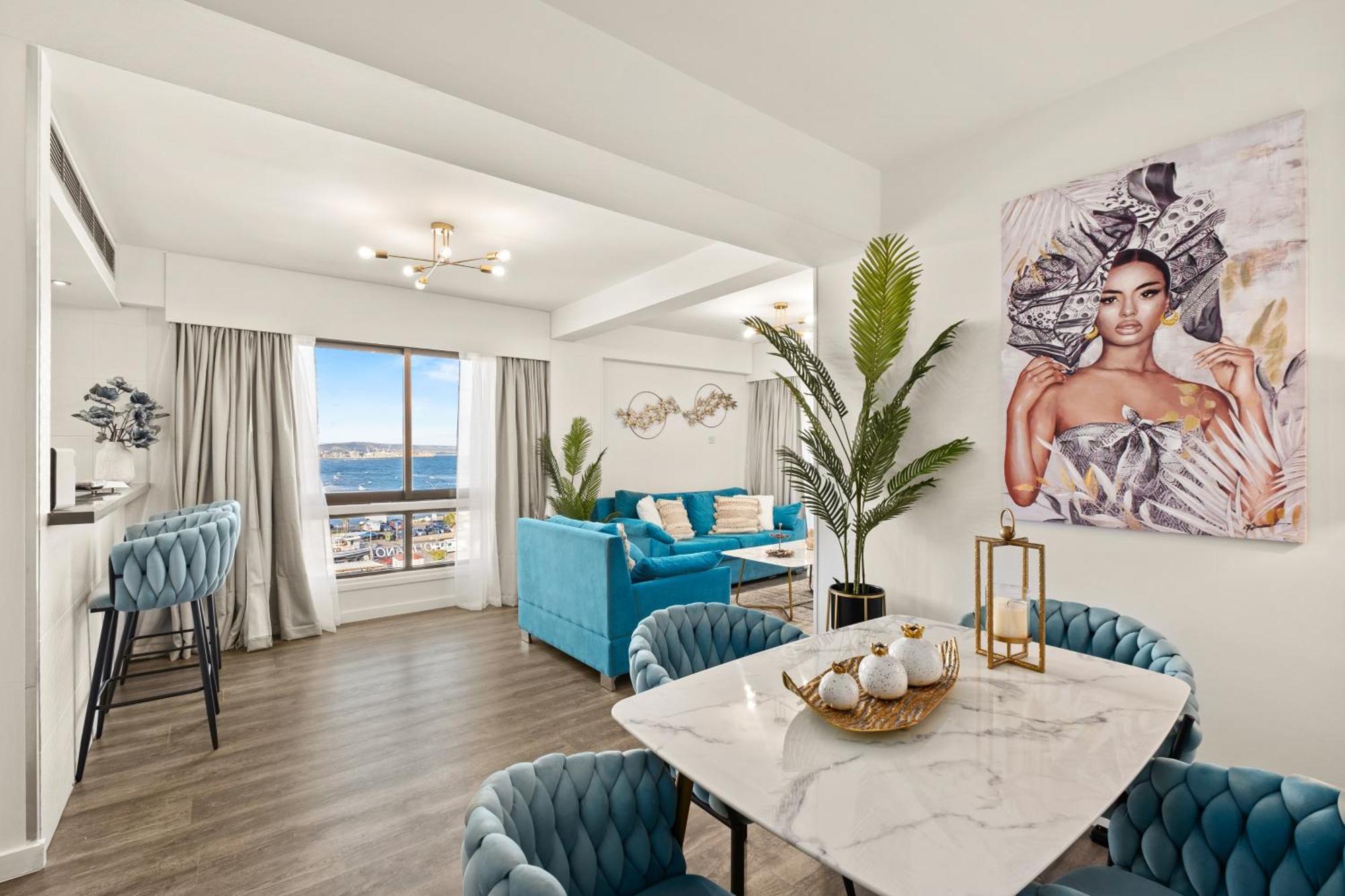 Lazuli Sea View Beachfront Ap 254 Lárnaca Exterior foto
